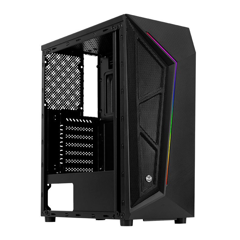 Gabinete Gamer TGT Carbon, RGB, Mid-Tower, Lateral de Vidro, Com 3 Fans, Preto 2 tgt-cbn-blk013213