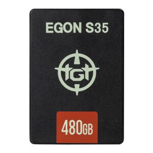 SSD TGT Egon S35, 480GB, Sata III 6GB/S, Leitura 500 MB/S, Gravação 450 MB/S, TGT-EGS35-480