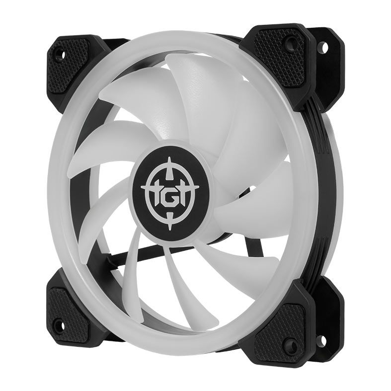 Ventoinha TGT Hawker, 120mm, Led Rainbow 6 tgt-hwk-rnw012