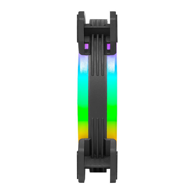 Ventoinha TGT Hawker, 120mm, Led Rainbow 4 tgt-hwk-rnw01_1