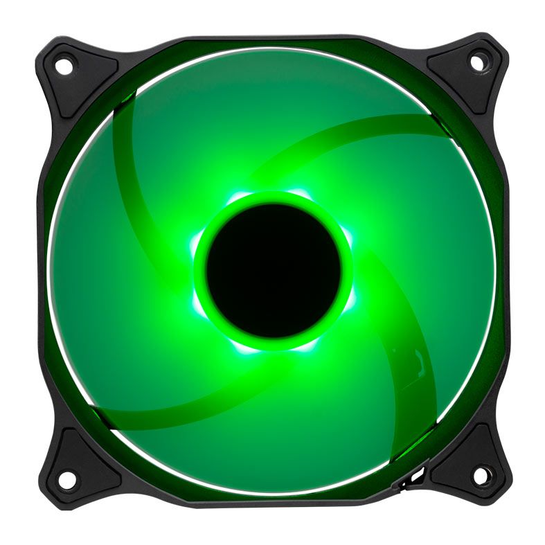 Ventoinha TGT Mirage, 120mm, Led Verde 1 tgt-mrg120-green2