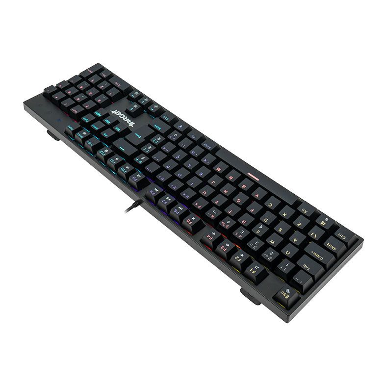 Teclado Mecanico Gamer TGT Sherman, Rainbow, ABNT2, Switch Azul, Preto 4 tgt-shr-rbw01v23