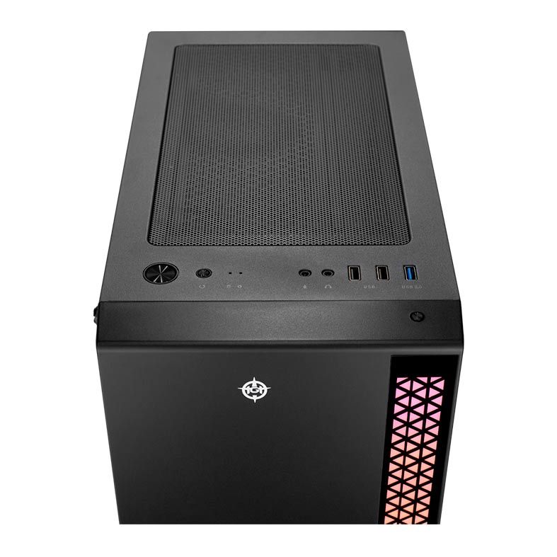 Gabinete Gamer TGT Skylancer Lateral De Vidro Preto 7 tgt-skl-bl0123121