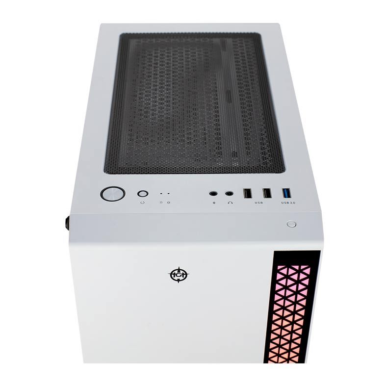 Gabinete Gamer TGT Skylancer Lateral De Vidro Branco 6 tgt-skl-wt012313