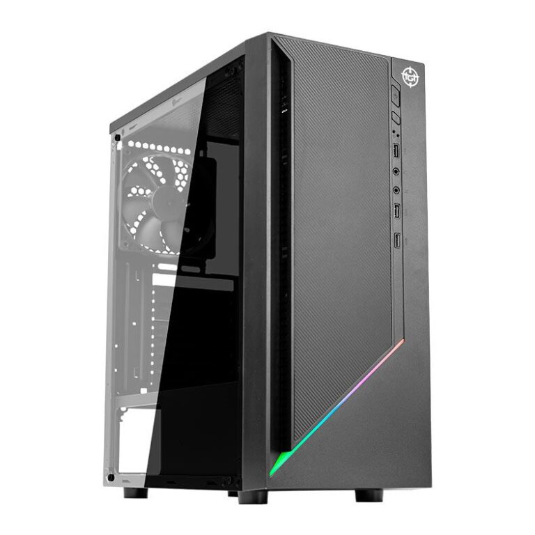 Tgt Racks Gabinete Gamer TGT Carbon, Rainbow, Mid Tower, Lateral de Vidro, Preto ...