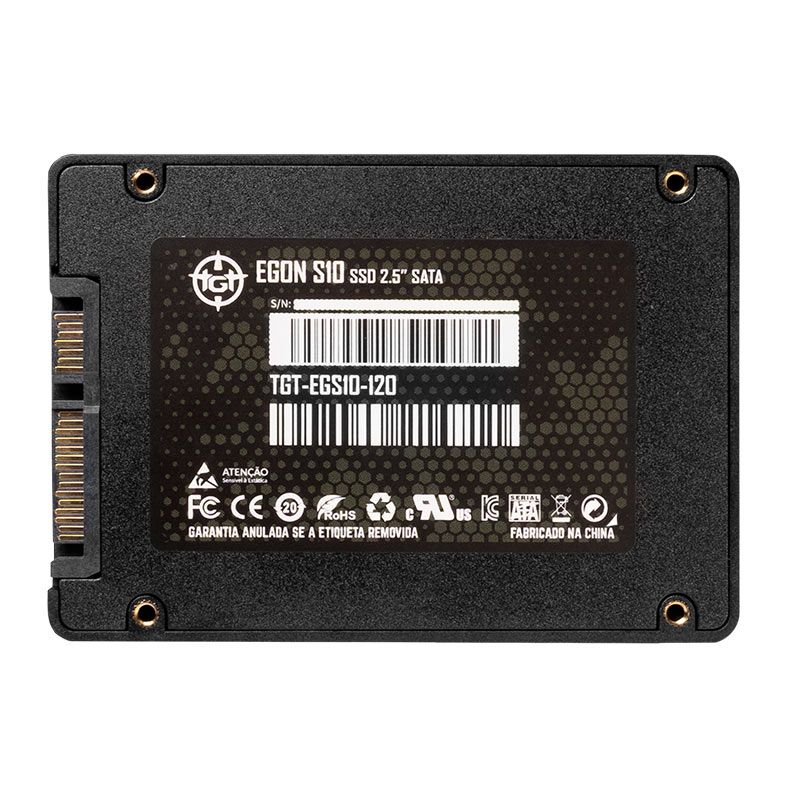 SSD TGT Egon S10, 120GB, Sata III 6GB/s, Leitura 450MB/s, Gravacao 350MB/s 3 TGT-EGS10-120 (2)