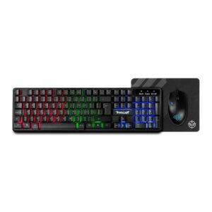 Combo Gamer TGT Fal, Rainbow, Teclado, ABNT2, Mouse 1600DPI, Mousepad Pequeno, TGT-FAL-RBW01