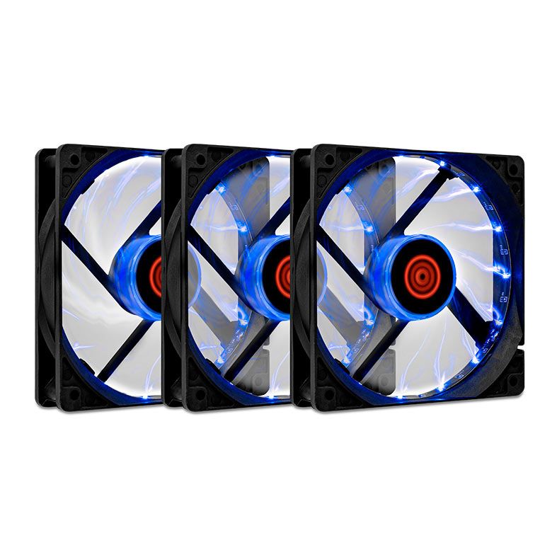 Kit Ventoinhas TGT Hawker, 3x120mm, Azul 3 tgt-hawker3-bl01114