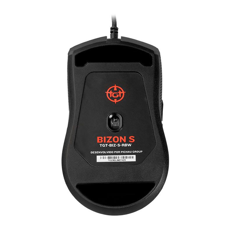 Mouse Gamer TGT Bizon S, Rainbow RGB, 8400DPI, 6 Botoes, Preto 4 TGT-BIZ-S-RBW (3)