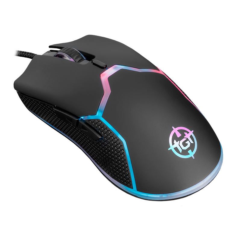 Mouse Gamer TGT Bizon S, Rainbow RGB, 8400DPI, 6 Botoes, Preto 2 TGT-BIZ-S-RBW (4)