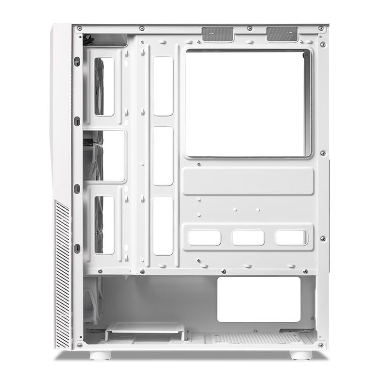Gabinete Gamer TGT Carbon V2, RGB, Mid-Tower, Lateral De Vidro, Com 3 Fans, Branco 6 tgt-cbnv2-wh3_1