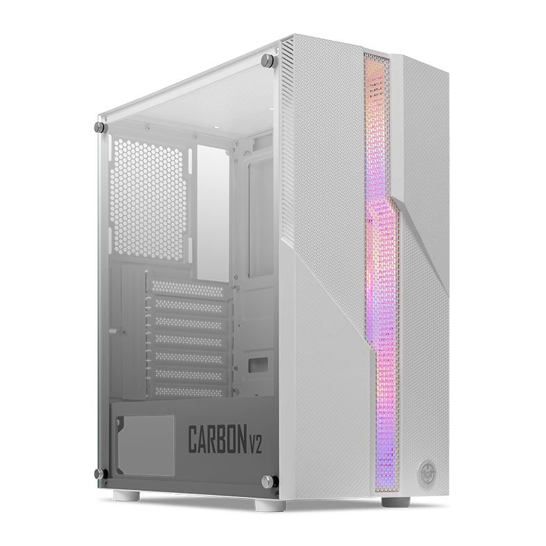 Gabinete Gamer Tgt Carbon V2, RGB, Mid-Tower, Lateral De Vidro, Com 3 Fans