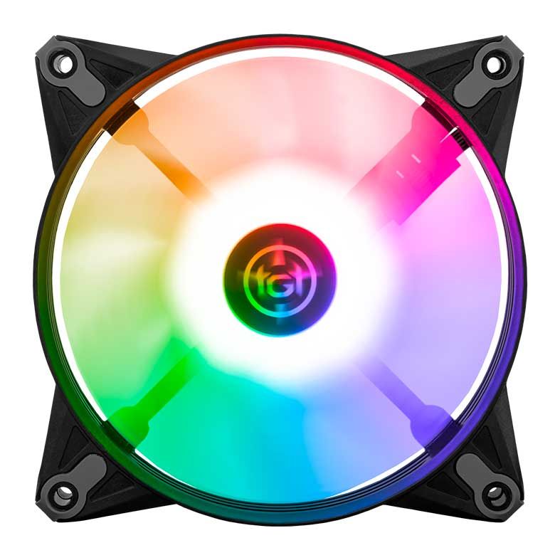 Kit Ventoinhas TGT Humber, ARGB, 3x120mm, Preta 3 TGT-HR3-BK01 (3)