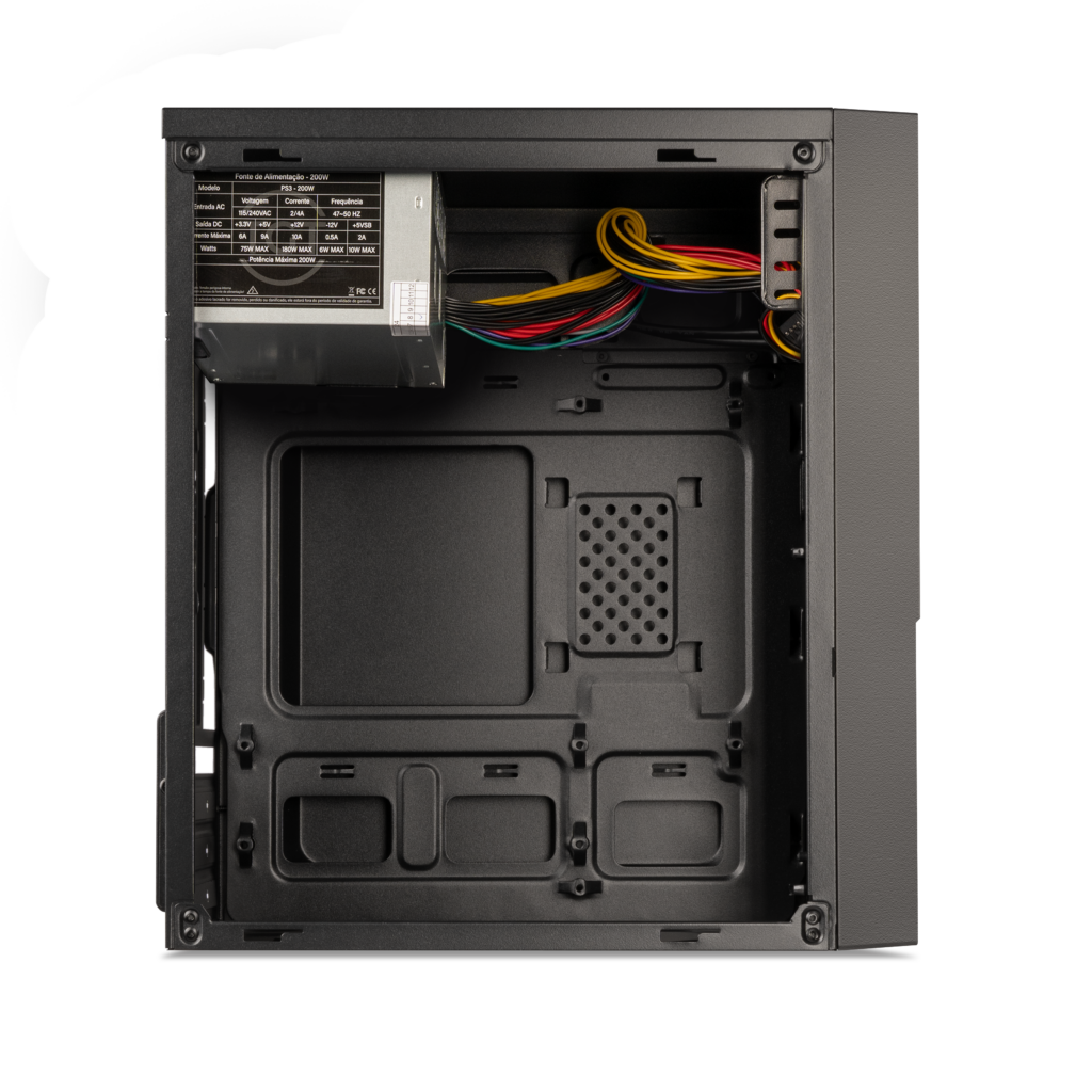 Gabinete TGT H200, Com Fonte 200W, Preto 4 TGT-H200PSU-BK (3)