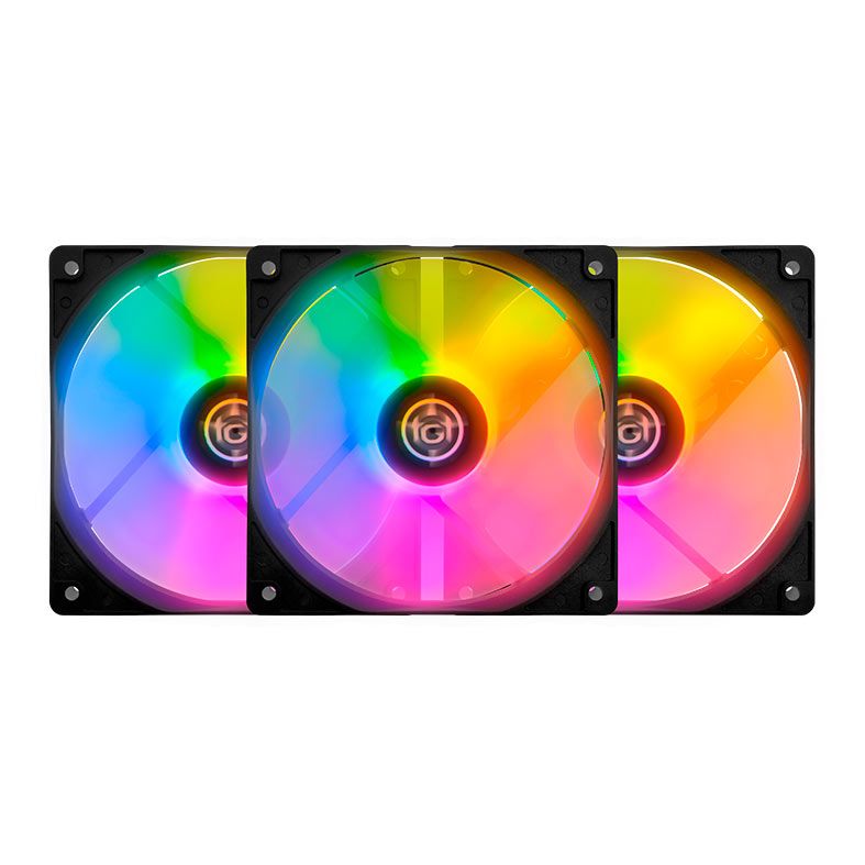 Kit Ventoinhas TGT Striker, Rainbow, 3x120mm 2 TGT-STK3-BLRBW (4)
