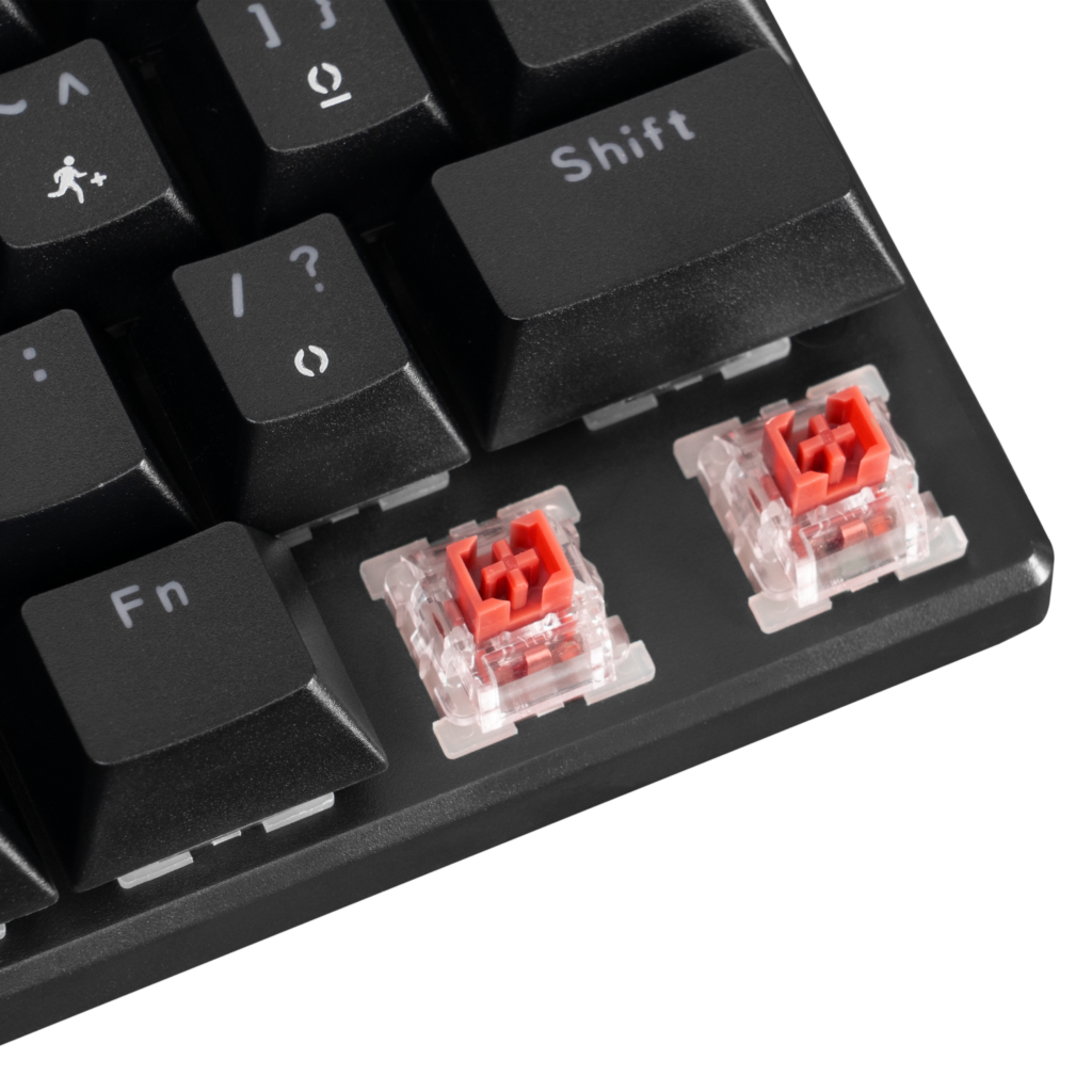 Teclado Mecanico TGT Sherman V3 C1, Rainbow, ABNT2, Switch Vermelho, Preto 6 TGT-SHRC-RD01