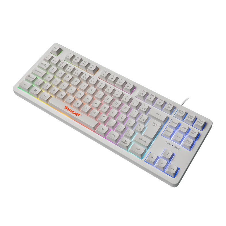 Teclado Gamer TGT M90B, Rainbow, ABNT2, Branco 4 TGT-M90B-RBW01