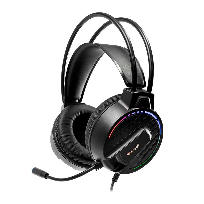 Headset Gamer TGT B33, Rainbow, Drivers 50mm, Preto 1 TGT-B33-RBW01 (1)